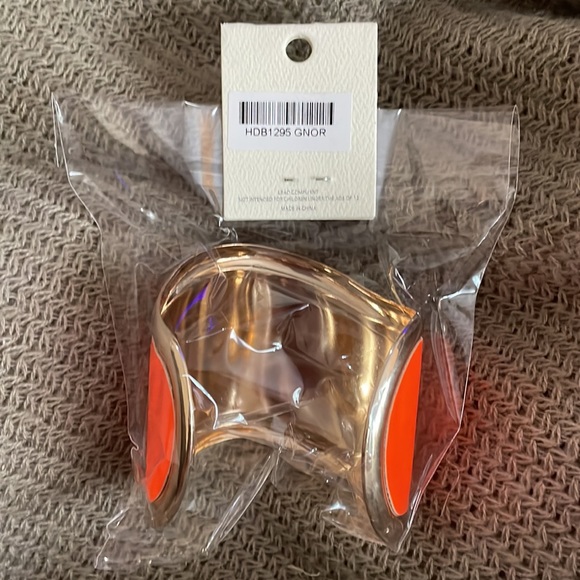 Mia Collection Women’s Jewelry Orange Bracelet bang-let-NWT - Picture 5 of 6